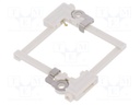 Connector: LED holder; push-in; Features: one-piece
