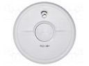 Meter: smoke detector; 90x33mm; Conform to: EN 14604: 2005; 0÷40°C
