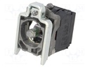 Illuminating unit; 22mm; Harmony XB4; -25÷70°C; Illumin: LED; red