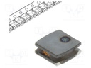Power Inductor (SMD), 10 µH, 1.25 A, Semishielded, 1.1 A, VLS-CX-1 Series, 3mm x 3mm x 1.2mm