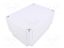 Enclosure: multipurpose; X: 130mm; Y: 180mm; Z: 100mm; MNX; grey; IK08