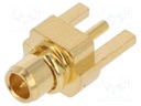 Socket; MMCX; female; 50Ω; teflon; gold-plated