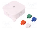 Enclosure: junction box; X: 86mm; Y: 86mm; Z: 35mm; with fixing lugs