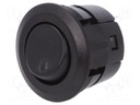 ROCKER; SPST; Pos: 2; ON-OFF; 3A/250VAC; black; none; Rcont max: 20mΩ