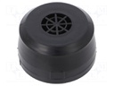 Enclosure: for alarms; Z: 52mm; ABS; black; Ø: 30mm