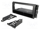 Radio mounting frame; Chrysler,Dodge,Jeep; 1 DIN; black