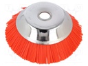 Brush; nylon; 200mm; grass trimmer