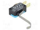 Microswitch SNAP ACTION; 6A/250VAC; SPDT; ON-(ON); Pos: 2; IP20