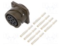 Connector: circular; VG95234; socket; female; PIN: 8; with contacts