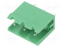 Pluggable terminal block; 5.08mm; ways: 3; straight; socket; male