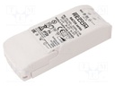 Power supply: switched-mode; LED; 25W; 12÷24VDC; 1050mA; IP20; 100g