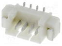 Socket; wire-board; male; 1.25mm; PIN: 4; SMT; 125V; 1A; tinned