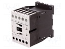 Contactor: 4-pole; NC x2 + NO x2; 24VDC; 4A; DIN; DILA-22; W: 45mm