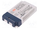 Power supply: switched-mode; LED; 65W; 48VDC; 1.35A; 180÷295VAC