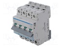 Circuit breaker; 230/400VAC; Inom: 32A; Poles: 4; DIN; Charact: B