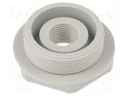 Reduction of threads for glands; Int.thread: M16; polyamide