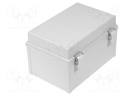 Enclosure: wall mounting; X: 300mm; Y: 200mm; Z: 180mm; CAB; ABS; grey