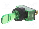 Switch: toggle; Pos: 2; SPST; OFF-ON; 20A/12VDC; -25÷85°C; 50mΩ