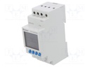 Programmable time switch; Range: 1min÷7days; SPDT; 110÷230VAC