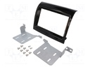 Radio mounting frame; Citroën,Fiat,Opel,Peugeot; 2 DIN