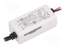 Power supply: switched-mode; LED; 7W; 5VDC; 1.4A; 180÷264VAC; IP42