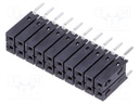 Socket; pin strips; female; PIN: 20; straight; 2.54mm; THT; 2x10