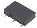 Relay: electromagnetic; SPST-NO; Ucoil: 12VDC; 5A/250VAC; 5A/30VDC