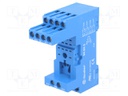 Socket; PIN: 14; 10A; 250VAC; Mounting: DIN; Leads: screw terminals