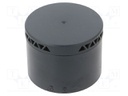 Module: sound signaller; anthracite; 24VDC; 24VAC; Ø70mm