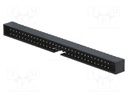 Socket; IDC; male; PIN: 64; straight; THT; gold flash; 2mm