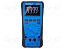 Digital multimeter; LCD 3,83 digit (6000); -20÷1000°C