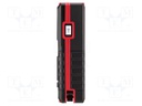 Distance meter; LCD; 0,15÷100m; IP54; 113x48x31mm; Unit: in,m