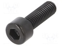 Screw; 1.25; Head: cheese head; hex key; HEX 6mm; steel; DIN: 912