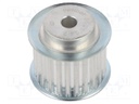 Belt pulley; T5; W: 25mm; whell width: 36mm; Ø: 37.4mm; aluminium