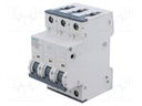 Circuit breaker; 230/400VAC; Inom: 63A; Poles: 3; Charact: B; 6kA