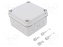 Enclosure: junction box; X: 111mm; Y: 111mm; Z: 68mm