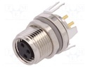 Connector: M8; female; PIN: 3; socket; 60V; IP67; Polarisation: A