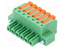 Connector: pluggable terminal block; plug; female; PL; 10A; 300V