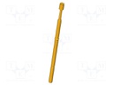 Test needle; Operational spring compression: 4mm; 8A; Ø: 2mm; 3N