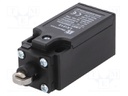 Limit switch; metal roller; NO + NC; 5A; max.250VAC; max.250VDC
