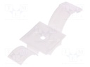 Screw mounted clamp; ØBundle : 4.8÷17.5mm; polypropylene; UL94HB