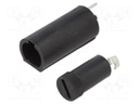 Fuse holder; cylindrical fuses; THT; 5x20mm; 10A; Pitch: 10mm; 5mΩ