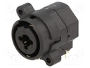 Socket; Jack 6,35mm + XLR; female; angled 90°; shielded Jack