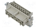 Connector: rectangular; female; EPIC H-BVE; PIN: 8; 8+PE; 16A; 630V