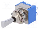 Switch: toggle; Pos: 3; DP3T; (ON)-OFF-(ON); 6A/125VAC; -10÷55°C