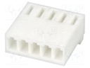 Plug; wire-board; female; KK 254; 2.54mm; PIN: 5; w/o contacts