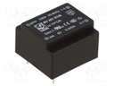 Transformer: encapsulated; 0.35VA; 230VAC; 6V; 58mA; Mounting: PCB