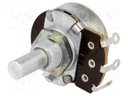 Potentiometer: shaft; single turn; 220Ω; 500mW; ±20%; soldered; 6mm