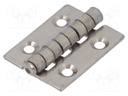 Hinge; Width: 30mm; A2 stainless steel; H: 40mm
