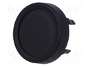 Switch: push-button; Pos: 2; SPST-NO; 0.125A/48VDC; black; IP65